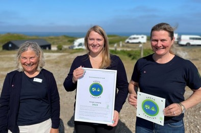Vorupør Camping har modtaget Green Camping